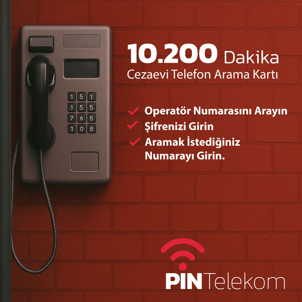 10.200 Dakika Cezaevi Kontör Yükleme