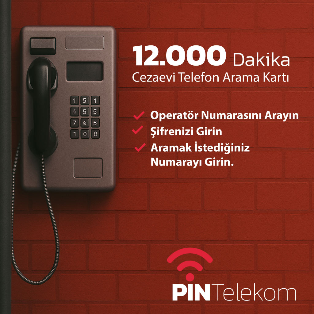 12.000 Dakika Cezaevi Kontör Yükleme