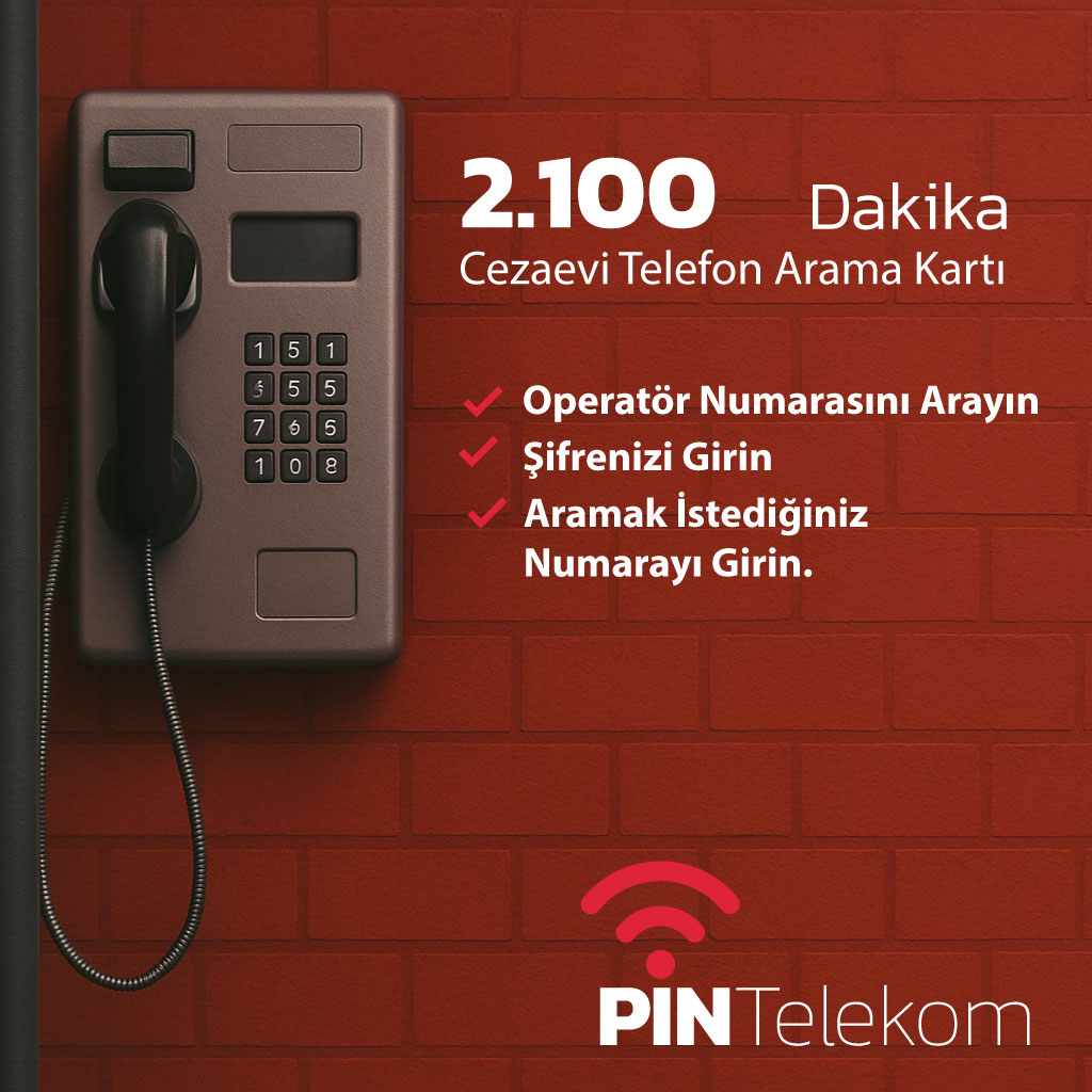 2100 Dakika Cezaevi Kontör Yükleme