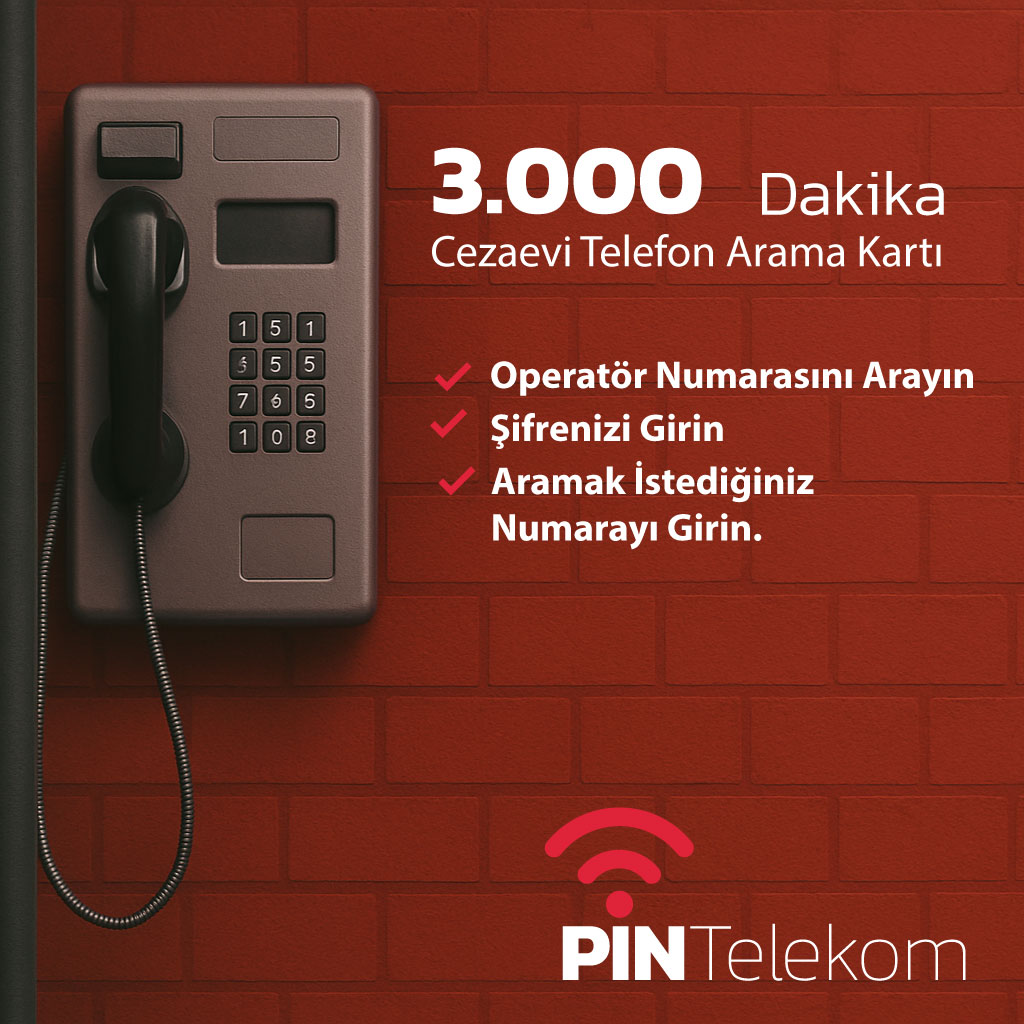 3000 Dakika Cezaevi Kontör Yükleme